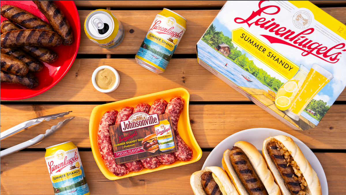 Leinenkugel's Summer Shandy Beer Bratwurst 6-Packages