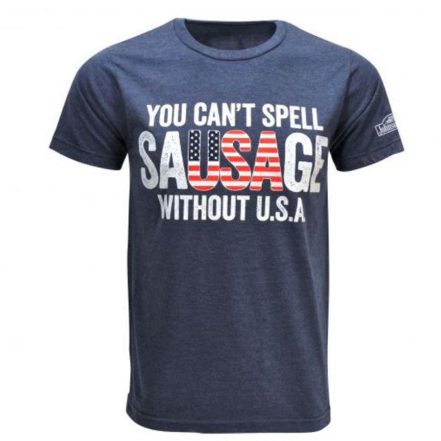 You Can't Spell SaUSAge Without USA T-Shirt – Johnsonville Marketplace