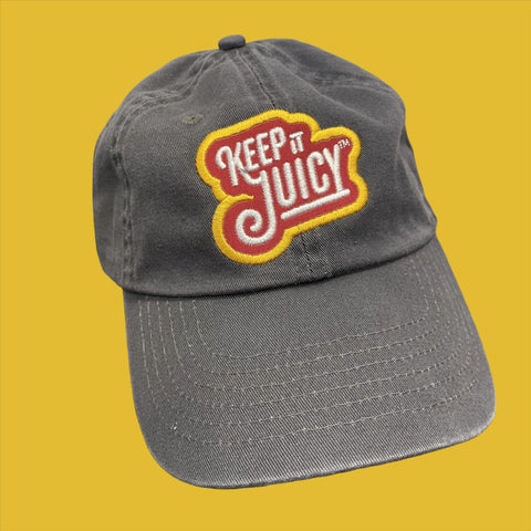 Keep It Juicy Dark Grey Cap