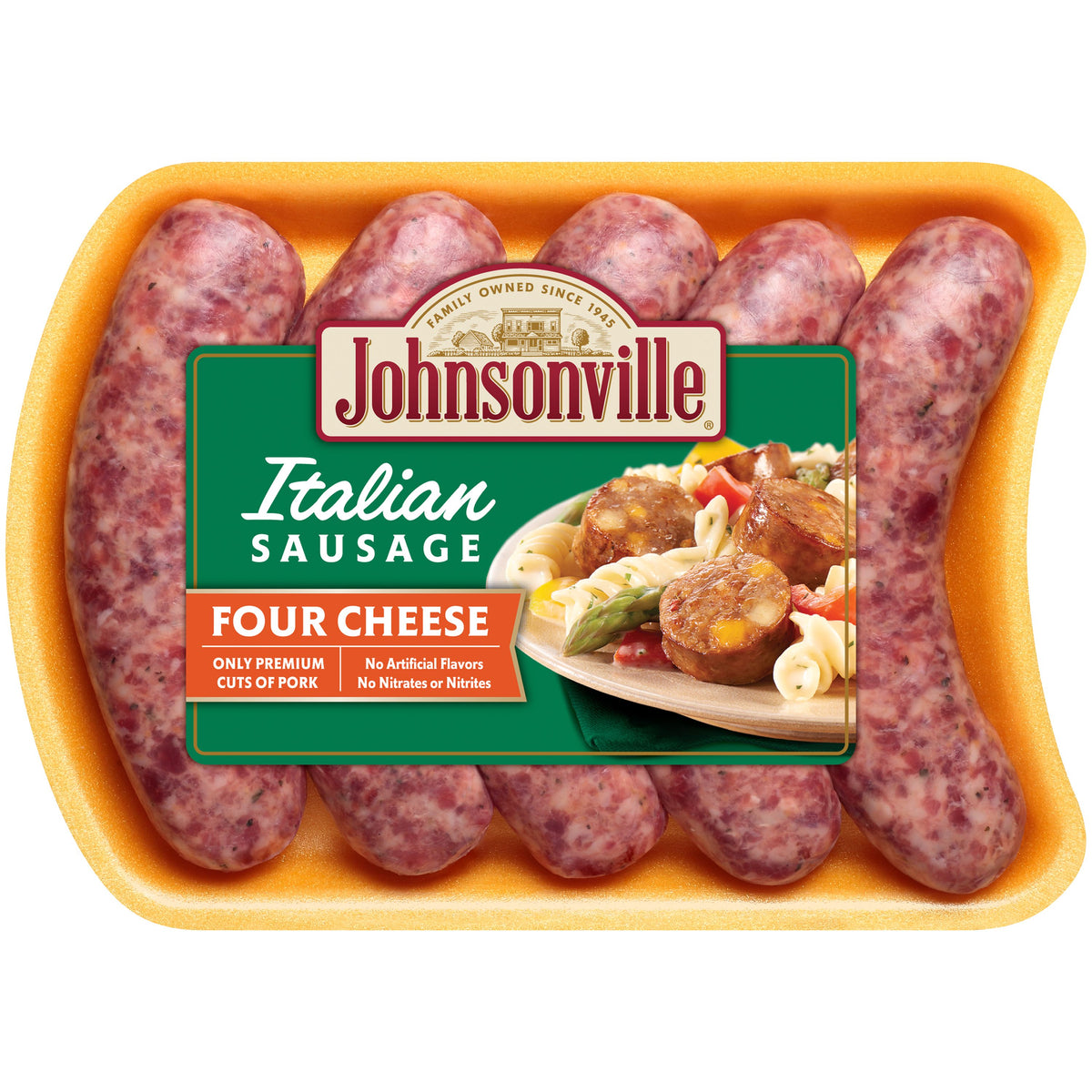 Four Cheese Italian Sausage 6-Packages – Johnsonville Marketplace