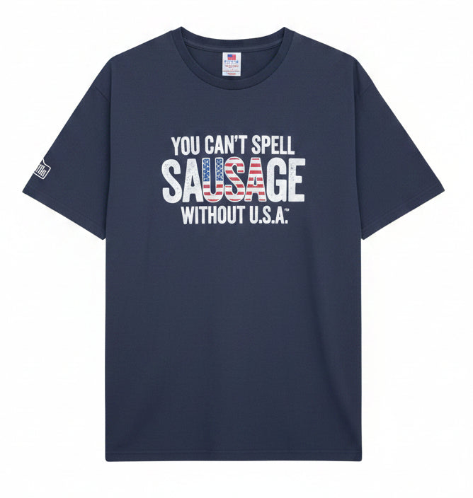 You Can't Spell SaUSAge Without USA T-Shirt – Johnsonville Marketplace