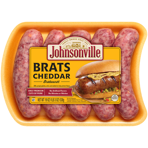 Cheddar Bratwurst 6-packages