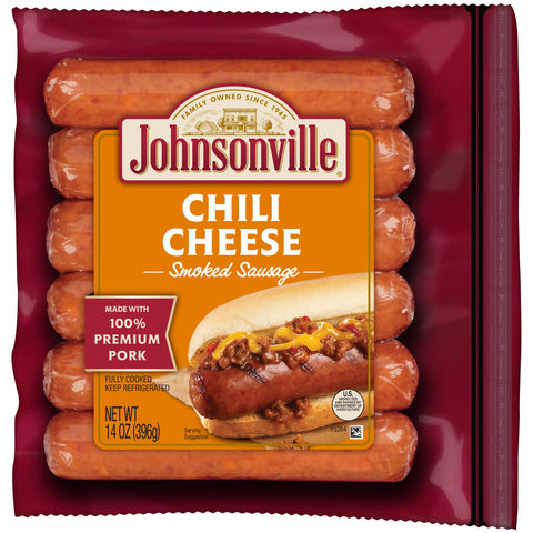 Chili Cheese Smoked Sausage 6-packages