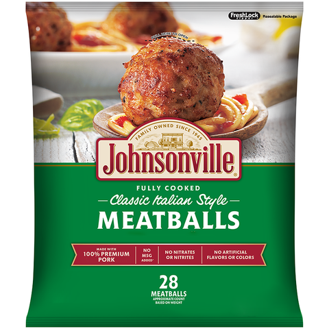 Johnsonville Classic Italian Meatballs
