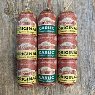 Bulk Summer Sausage Set of Two Original One Garlic