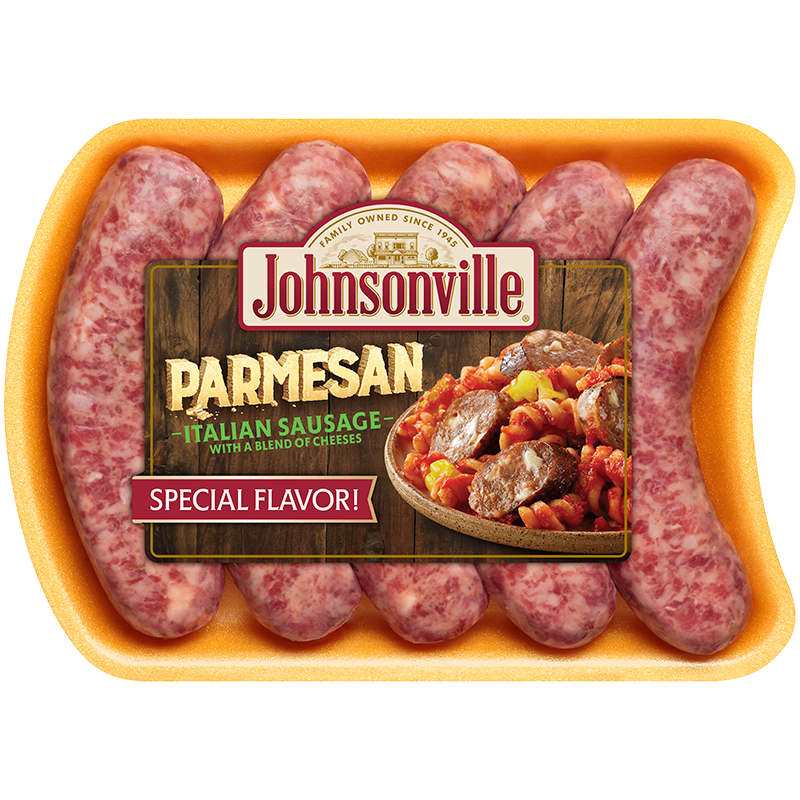 Parmesan Italian Sausage 6 packages Johnsonville Marketplace