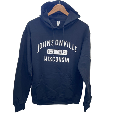 BLACK 1945 JOHNSONVILLE HOODIE
