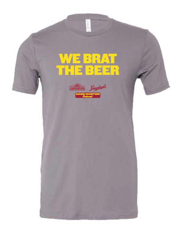 We Brat the Beer T Shirt Johnsonville Marketplace