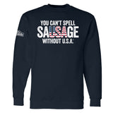 You Can't Spell SaUSAge Without U.S.A. Crewneck