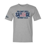 You Can't Spell SaUSAge Without USA T-Shirt