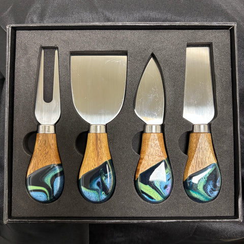 Northern Lights Cheese Knife Set