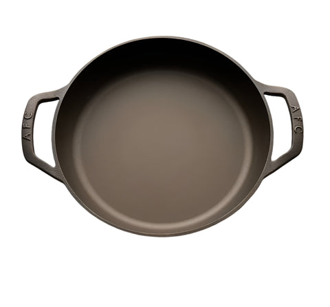 12" Austin Foundry Dual Handle Cast Iron Skillet